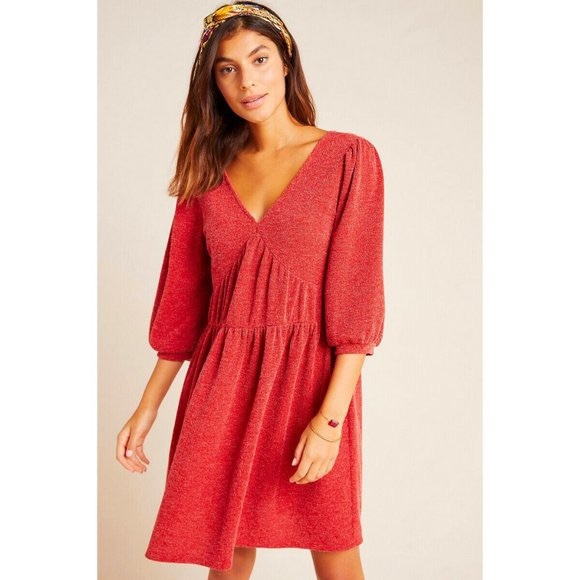 Anthropologie Dresses & Skirts - Anthropologie Ro & De Laura Tiered Knit Tunic Dress